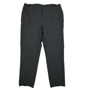 Athleta Palisades Cargo Trekkie Pants Black Womens 8 Straight Leg Hiking